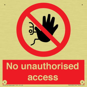 No unauthorised access